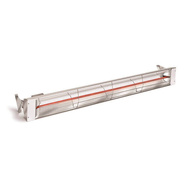 A linear patio heater that can mounted on the wall or ceiling 